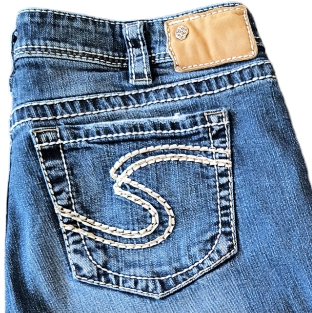 Silver Natsuki Capri Size 32 - Picture 2 of 7